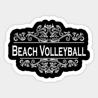 Beach Volleyball Sticker